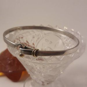 Vintage Tiffany & Co. 925/18K Hook Clasp Bracelet